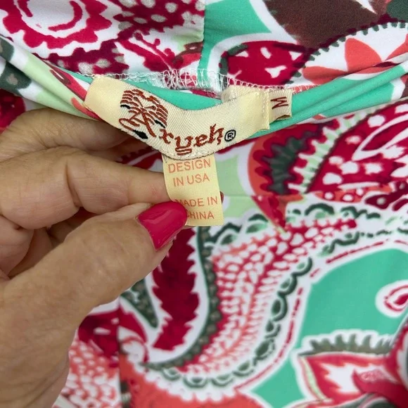 Axyeh Palazzo Wide Leg Pants Size Medium - Picture 3 of 4